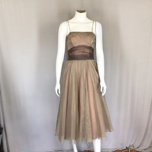 Vintage party prom dress 1950s or 60s